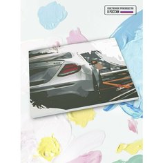 Картина по номерам на холсте Mercedes AMG на парковке, 30 х 40 см