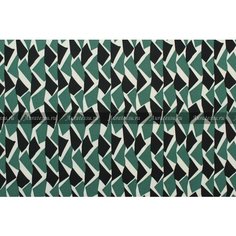 Ткань Костюмная ткань стрейч Missoni чёрно-зелёный узор на серовато-белом фоне, ш138см, 0,5 м