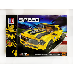 Конструктор SPEED 2в1: Машинка Chevrolet Camaro (инерционная) или Робот Трансформер Great Friend