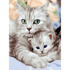 Картина по номерам Заботливая мама 40х50 см АртТойс