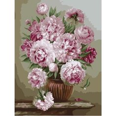 Картина по номерам Пышные пионы 40х50 см АртТойс