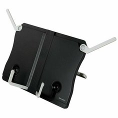 Подставка для книг пластик Black, регулируемый угол наклона, прочный ABS-пластик, 2 1 шт. Случай