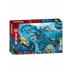 Конструктор Ninjago Ниндзяго "Водный Дракон" 737 деталей Wood Presents
