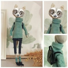 Набор для шитья. Мягкая игрушка Енот Джейк, 35 см Made in China