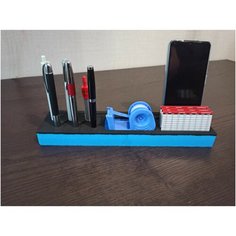 Подставка для телефона / Органайзер для канцелярии / Подставка для ручек и карандашей / Визитница Brus Ni Ka