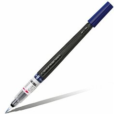 Кисть с краской Colour Brush, 1-10 мм, 5 мл, цвет: стальной, Pentel