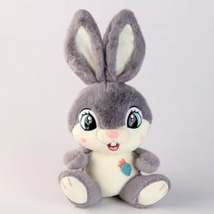 Мягкая игрушка "Зайка", 21 см, серая Top Market