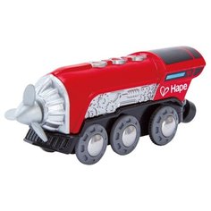 Поезд с пропеллером на батарейках Красный Hape