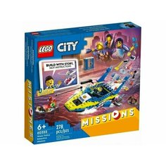Конструктор Lego City 60355: Детективные миссии водной полиции