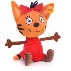 Карамелька новая "Три Кота " 16см, муз. чип, в пакете Мульти пульти