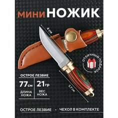 Нож брелок мини Универсальный , походный, карманный Нет бренда