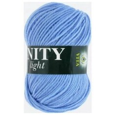Пряжа Vita Unity Light голубой (6006), 52%акрил/48%шерсть, 200м, 100г, 2шт