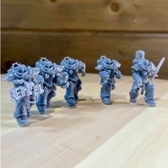 Игровые фигурки Retributor Сёстры Битвы Warhammer 40K 5шт. (Adepta Sororitas Retributor Battle Sisters 40K) (Warhammer, Вархаммер) Нет бренда