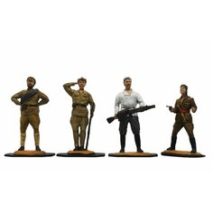 "Киногерои: Белое солнце пустыни" №6РТ (4 п1) в картонной коробке набор оловянных солдатиков полуколлекционный покрас Strong Style