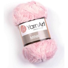 Пряжа "Mink" 100% полиамид 75м/50гр (347 св. розовый) 9464969 Yarn Art