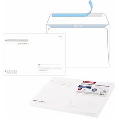 Конверты BRAUBERG С4НПРс-50, комплект 2 упаковки по 50 шт.