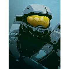Плакат, постер на бумаге Halo/игровые/игра/компьютерные герои персонажи. Размер 21 на 30 см