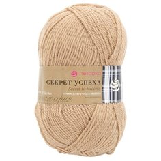 Пряжа Пехорка Секрет успеха, 100 % шерсть, 100 г, 250 м, 10 шт., 412 Верблюжий