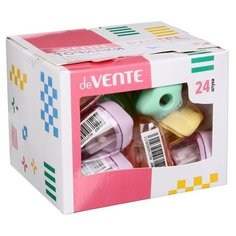 Точилка 1 отверстие с контейнером deVENTE Pastel, микс*4 цвета