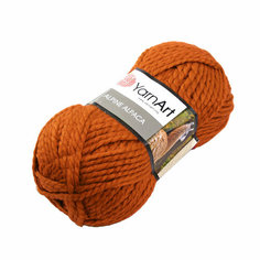 Пряжа Yarnart Alpine Alpaca - 435 рыжий| 1 моток | Акрил: 60%, Альпака: 30%, Шерсть: 10%