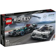 Конструктор LEGO Speed Champions 76909 Mercedes-AMG F1 W12 E Performance & Mercedes-AMG Project One