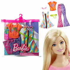 Одежда для кукол Одежда для куклы Барби стиль рок-н-ролл, 5 аксессуаров Mattel
