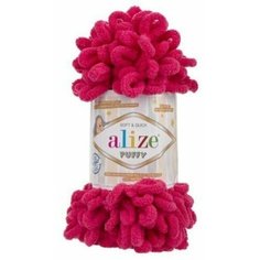 Пряжа Alize Puffy 100г, 9,2м (Ализе Пуффи) цвет 149 фуксия, 1шт