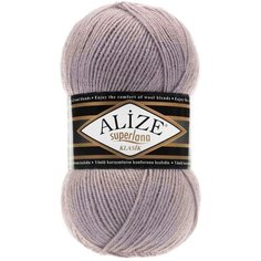 Пряжа Alize Superlana klasik однотонная темно-розовый (142), 5 шт