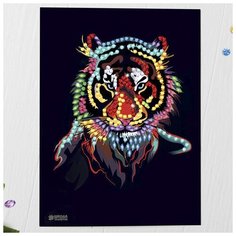 Мозаика "Тигриный взгляд" Школа талантов