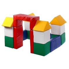 Мягкий игровой конструктор "Замок", куб 30х30 см Iq Zabiaka