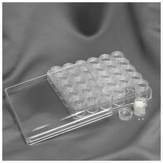 Баночка для декора в контейнере Нет бренда