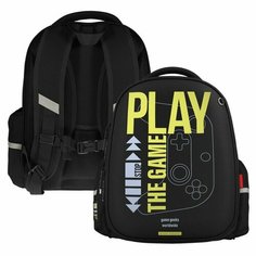 BrunoVisconti Рюкзак каркасный, 38 х 30 х 20 см, Bruno Visconti 12-001, + пенал, PLAY THE GAME NOW