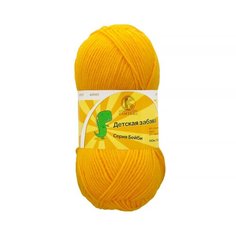 Пряжа Камтекс Детская забава, 80 % акрил, 50 г, 140 м, 10 шт., 104 желтый
