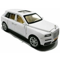 Машинка металлическая Rolls-Royce Cullinan Mansory 1:24, Коллекционная модель для взрослых, Игрушечный автомобиль с звуковыми и световыми эффектами Элемент