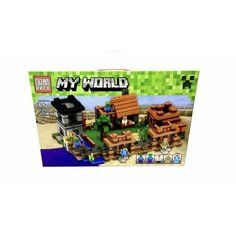 Конструктор PRCK 63125 Майнкрафт "Деревня в пустыне" 1172 деталей Minecraft "Village in the desert" Lion King