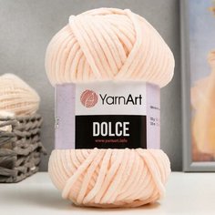 Пряжа "Dolce" 100% микрополиэстер 120м/100гр (779 св персик) Yarn Art