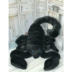 Мягкая игрушка черный скорпион 30 см Plush Toys