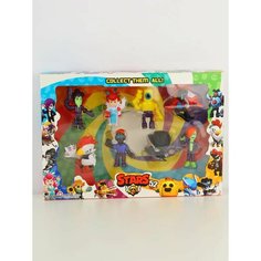 Набор фигурок Brawl Stars 8 героев, Фигурки из игры Бравл Старс Ihippo