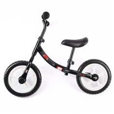 Беговел 12", детский облегченный, 2+, «Человек-паук», цвет чёрный Marvel