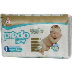 Подгузники Predo baby №1 2-5кг 54шт х 3шт