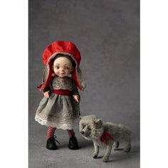Авторская кукла "Красная Шапочка с волчком" ручная работа, интерьерная Кукольная коллекция Натальи Кондратовой