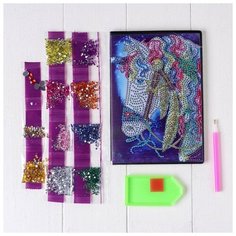 Алмазная вышивка на блокноте «Единорог» 50 стр Noname