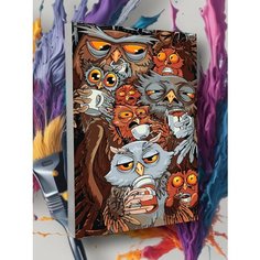 Картина по номерам Совы Круто красим