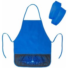 Фартук с нарукавниками BRAUBERG, 45x54 см, 3 кармана, "Aviator", 271051 Комплект : 1 шт . Пифагор