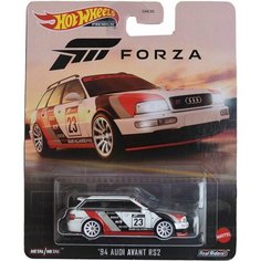 Коллекционная Premium машинка Hot Wheels 94 Audi Avant RS2 White (коллекция 2023 Replica Entertainment Series, Mix 3)