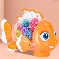 Интерактивная игрушка со звуковыми и световыми эффектами Рыбка Снупи нет бренда