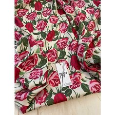 Ткань Вискоза подкладочная принтованная, 1 м. Noname