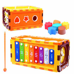 Металлофон-сортер 2003-1 "Веселый малыш" в пакете Oubaoloon