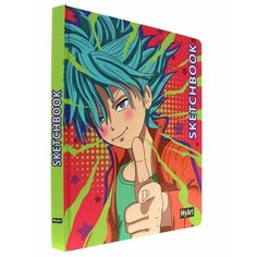 Скетчбук А4 64л. Аниме. ELEKTRO BOY Проф Пресс