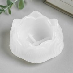 Молд силикон Подсвечник бутон 9х9х4,5 см Арт Узор